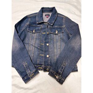 Girls Denim Jacket XL (14) |  Children’s Place - Classic Blue Wash Button-Up